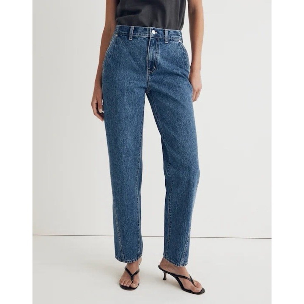 Madewell Baggy Straight Women Jeans 27 Blue Cotton Blend Quality